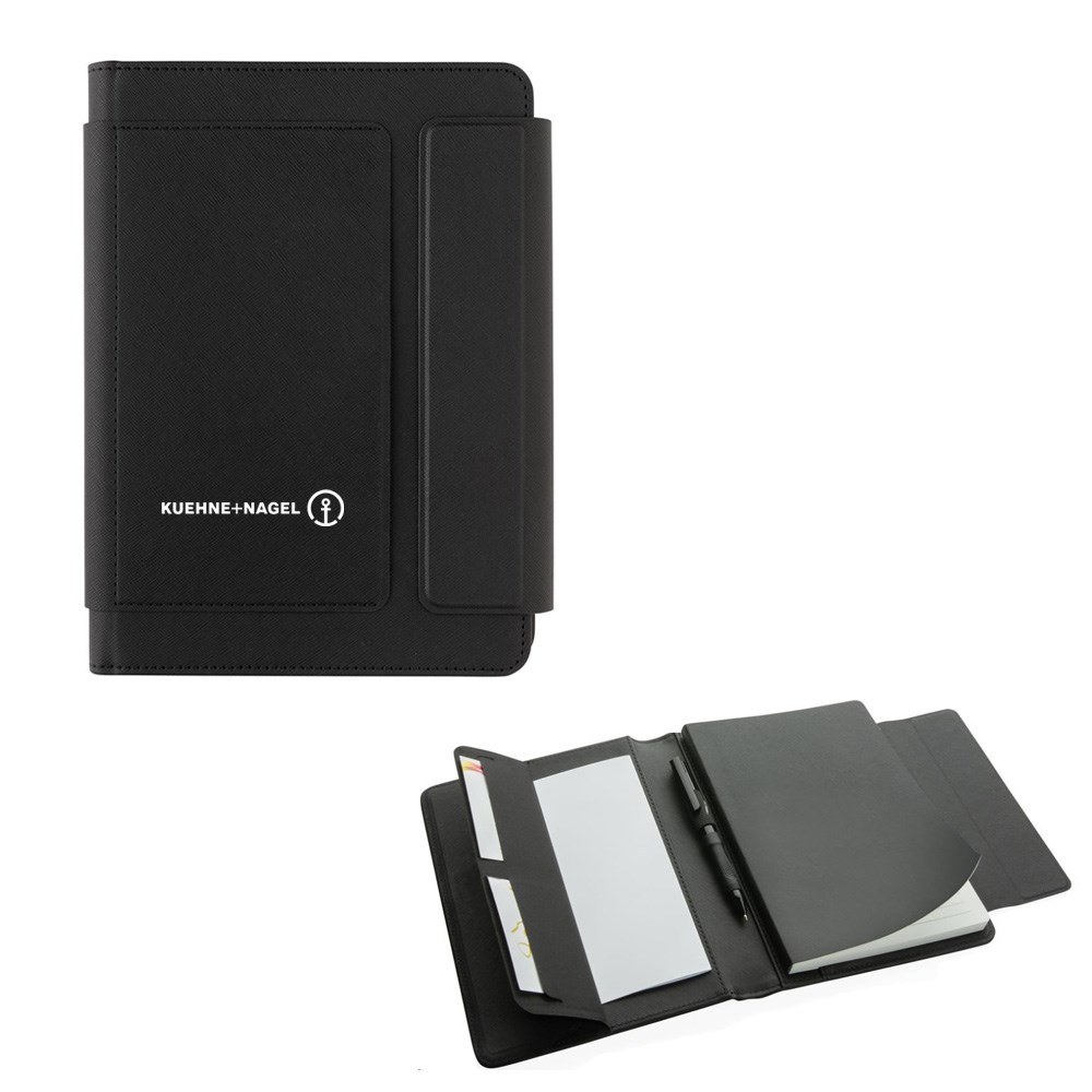 Swiss Peak RCS rPU stone paper portfolio A5